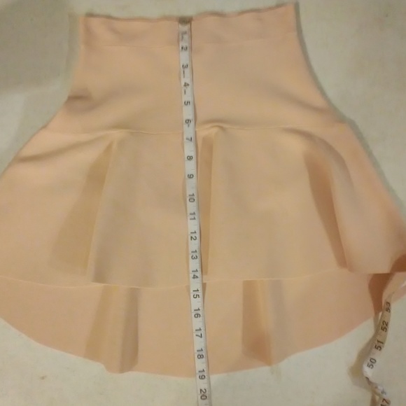 NEW BCBG MAX AZRIA BARE PINK EVELYN PEPLUM LHL3E14 - Picture 5 of 8